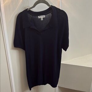 Inspire Navy Button Down Shirt